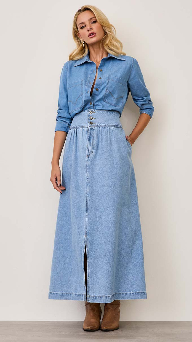 SAIA JEANS LONGA CÓS LARGO