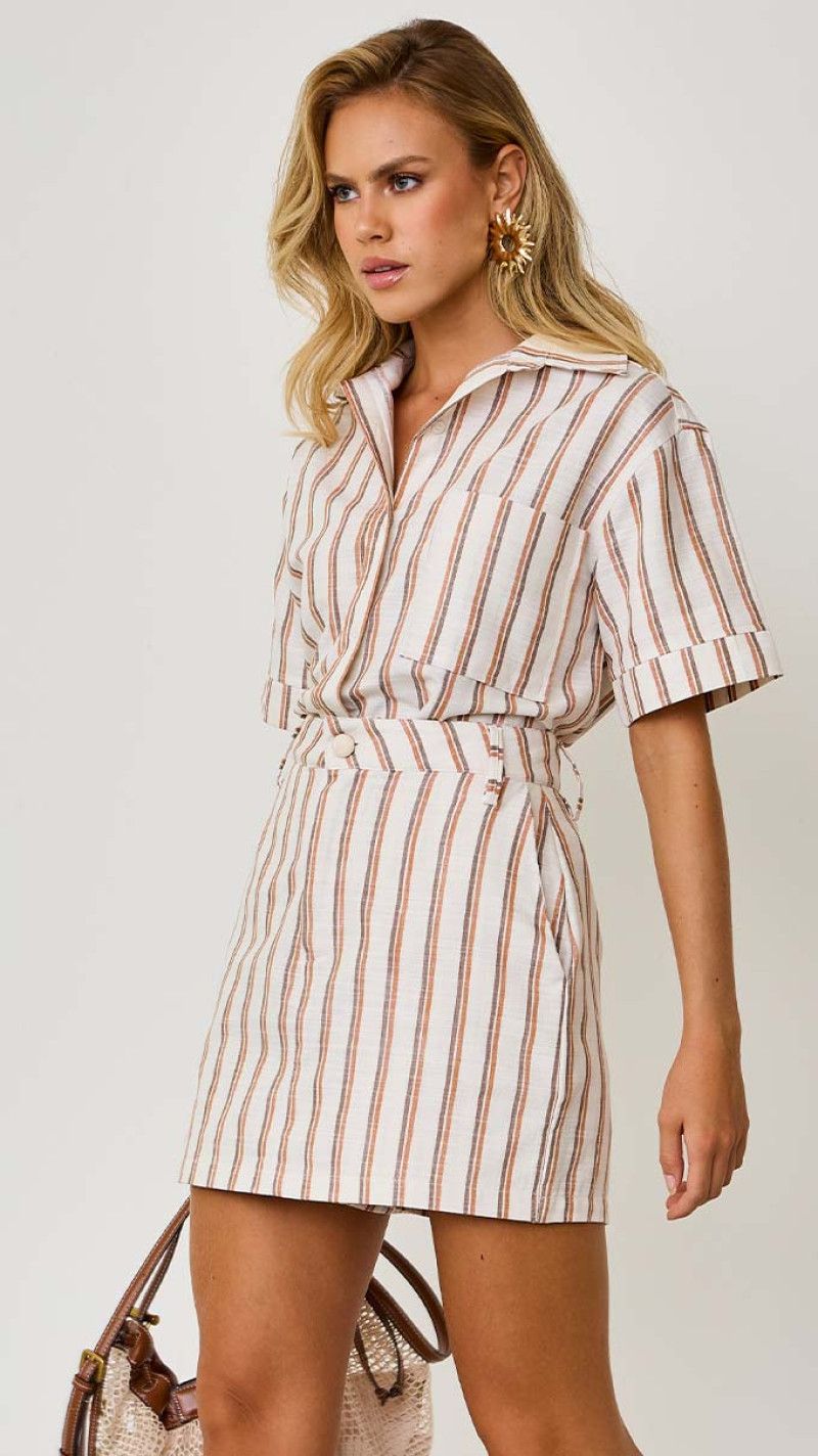 SHORT SAIA ALFAIATARIA LISTRADO