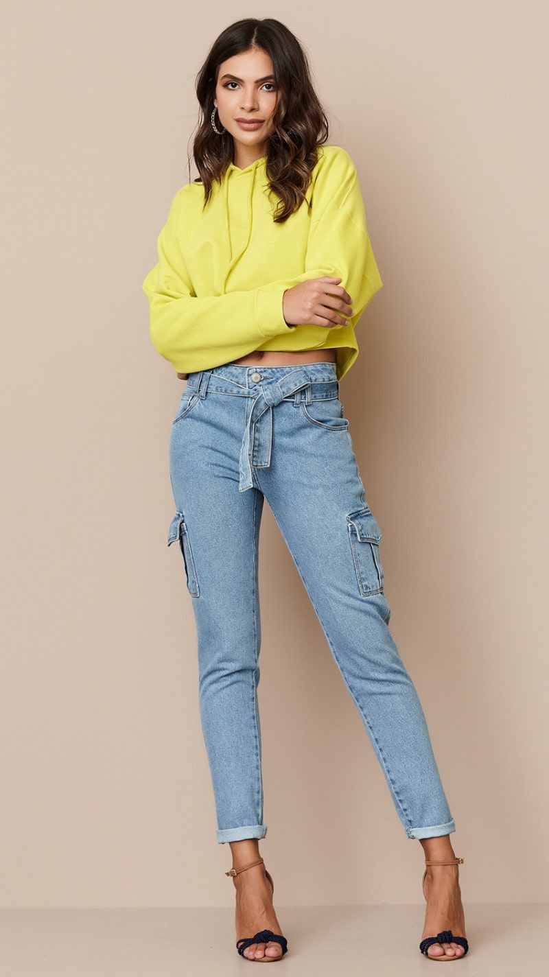 CALÇA CARGO STONE CLEAR