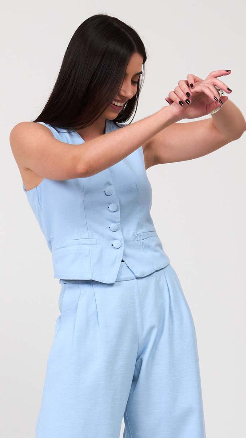 COLETE ÁGUA SERENA ALFAIATARIA 