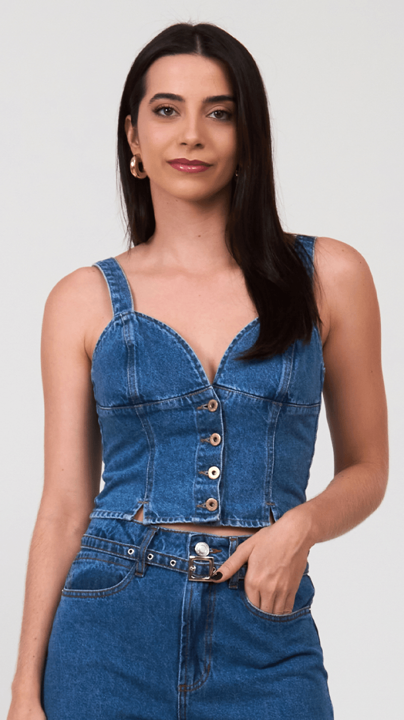 TOP CORSELET JEANS