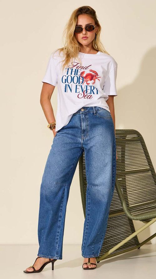 CALÇA JEANS BAGGY BALLOON