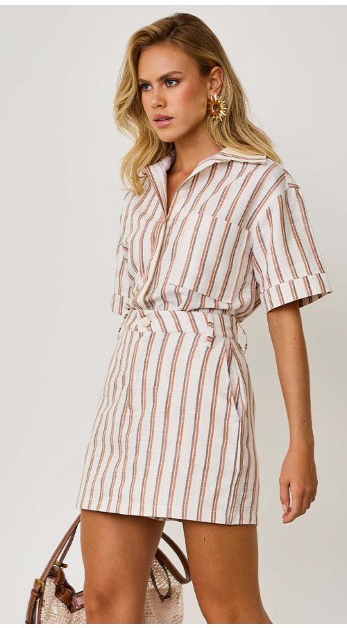 SHORT SAIA ALFAIATARIA LISTRADO