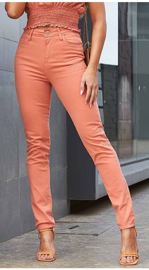 CALÇA SKINNY SALMÃO - GLISS