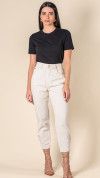 CALÇA JEANS SLOUCHY OFF WHITE
