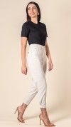 CALÇA JEANS SLOUCHY OFF WHITE