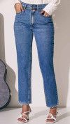 CALÇA JEANS MOM SHAKIRA CINTURA ALTA