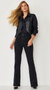 CALÇA JEANS BLACK FLARE JULIETTE