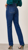 CALÇA JEANS RETA CINTURA ALTA