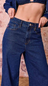 CALÇA JEANS MAXI WIDE BÁSICA