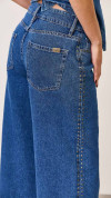 CALÇA JEANS MAXI WIDE TACHAS