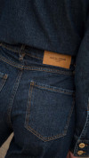 CALÇA JEANS WIDE LEG ESCURA
