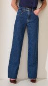 CALÇA JEANS WIDE LEG CÓS LARGO