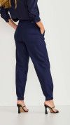 CALÇA SLOUCH LINHO AZUL NOITE