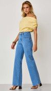 CALÇA JEANS WIDE LEG CLARA