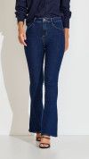 CALÇA JEANS ESCURA FLARE JULIETTE