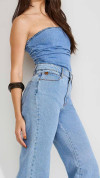 CALÇA JEANS WIDE LEG BÁSICA