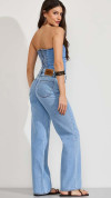CALÇA JEANS WIDE LEG BÁSICA