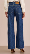 CALÇA JEANS WIDE LEG CÓS TRANSPASSE