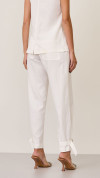 CALÇA LINHO SLOUCH ALFAIATARIA OFF WHITE