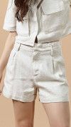 SHORT ALFAIATARIA NOVÁRA OFF WHITE
