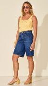 BERMUDA JORTS JEANS CÓS LARGO
