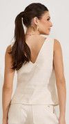 BLUSA PEPLUM DE LINHO