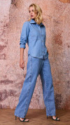 CAMISA JEANS CLARA FILIGRANA