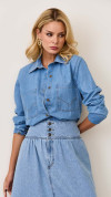 CAMISA JEANS CLARA FILIGRANA
