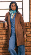 TRECH COAT SUEDE MOCHA MOUSSE