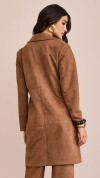 TRECH COAT SUEDE MOCHA MOUSSE