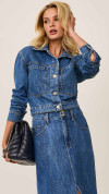 JAQUETA JEANS CROPPED MARTINGALE