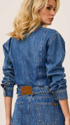 JAQUETA JEANS CROPPED MARTINGALE
