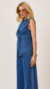COLETE JEANS ALONGADO