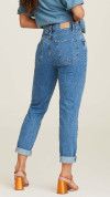 CALÇA JEANS MOM CLARA BÁSICA 