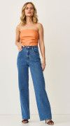 CALÇA WIDE LEG JEANS