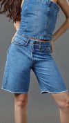BERMUDA JORTS JEANS CLARA BARRA DESFIADA