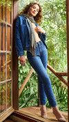 JAQUETA BOMBER JEANS 
