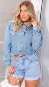 SHORT MOM JEANS COM TACHAS - GLISS