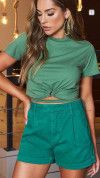 SHORT ALFAIATARIA VERDE BRAZILCORE - GLISS