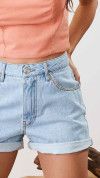 SHORT MOM JEANS BRILHO - GLISS